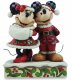 'Holiday Duet' - Minnie and Mickey Mouse Christmas figurine (Jim Shore Disney Traditions)