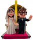 Ellie and Carl Fredricksen wedding 'Fairytale Moment' Disney Pixar sketchbook ornament (2020) - 0