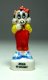Mina in red overalls Disney porcelain miniature figure