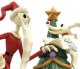 'Decking the Halls' - Santa Jack Skellington and Zero figurine (Jim Shore Disney Traditions) - 1