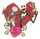 Jack Skellington and Sally St Valentine's Day BE MINE pin - 0