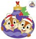 Chip 'N Dale holiday ornament pin