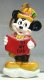 Mickey Mouse To My Dad Christmas caroling flat ornament