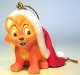 Oliver in Santa hat ornament (Grolier)