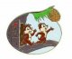 Chip 'N Dale dressing door Disney pin