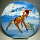 Bambi's skating lesson decorative plate