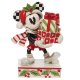 Mickey Mouse 'black, white, red, and green' stacked presents Christmas figurine (Jim Shore Disney Traditions) - 0