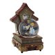 Jiminy Cricket dancing musical snowglobe and clock