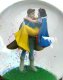 Snow White and Prince dancing musical snowglobe - 1
