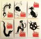 James the Giant Peach set of 6 buttons