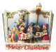 'Merry Christmas' - Mickey's Christmas Carol storybook figurine (Jim Shore Disney Traditions) - 0
