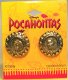 Pocahontas Disney medallion earrings (small)
