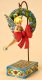 'Good Tidings To All Who Believe' - Tinker Bell with wreath (Jim Shore) - 0