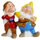 Grumpy & Happy magnetized salt & pepper shaker set