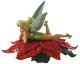 'Delicate Daydreamer' - Tinker Bell on poinsettia figurine (Walt Disney Classics Collection - WDCC)