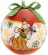 Pluto in Santa hat with bone decoupage ornament (2012)