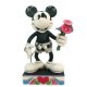 'For My Gal' - Mickey Mouse with flowers figurine (Jim Shore Disney Traditions)