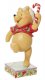 PRE-ORDER: 'Christmas Sweetie' - Winnie the Pooh with candy cane Christmas figurine (Jim Shore Disney Traditions) - 1
