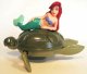 Ariel on turtle wind-up Burger King Disney fast food toy