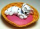 Dalmatian puppy in basket Disney PVC figure set (2010)