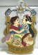 Snow White & Prince with 3 dwarfs acrylic keychain
