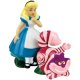 Alice and Cheshire Cat magentized salt and pepper shaker set