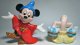 Mickey Mouse as Sorcerer's Apprentice leads Broom with water salt and pepper shaker set