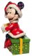 'Chocolate Delight' - Santa Minnie Mouse with hot chocolate figurine (Jim Shore Disney Traditions) - 1