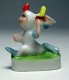Lost Boy Rabbit Disney porcelain miniature figure