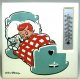 Lullaby Land ceramic tile thermometer