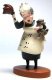 Nanny & Dalmatian puppy miniature pewter figure - 0