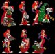 Jessica Rabbit with Roger hanging from Christmas tree Disney pin - 1