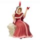 Belle in red cape singing Disney sketchbook ornament (2018)
