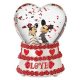 Mickey Mouse & Minnie Mouse Dream Wedding musical snowglobe