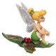Tinker Bell sitting on holly Christmas figurine (Jim Shore Disney Traditions) - 4
