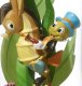 Jiminy Cricket riding seahorse Disney sketchbook ornament with dome (2018) - 1