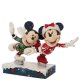 PRE-ORDER: Minnie and Mickey Mouse ice skating figurine (Jim Shore Disney Traditions)