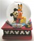 Mickey Mouse & Pluto 'Toon Time' musical snowglobe - 1