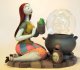 Sally with cauldron mini snowglobe