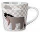 Eeyore checkered Disney coffee mug