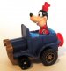 Goofy in dark blue car McDonalds Disney pull-back fast food toy