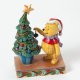 'Trim the Tree with Me' - Winnie the Pooh with Christmas tree figurine (Jim Shore) - 2
