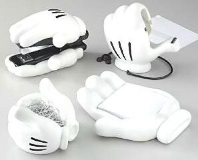 Mickey Mouse hand desk set